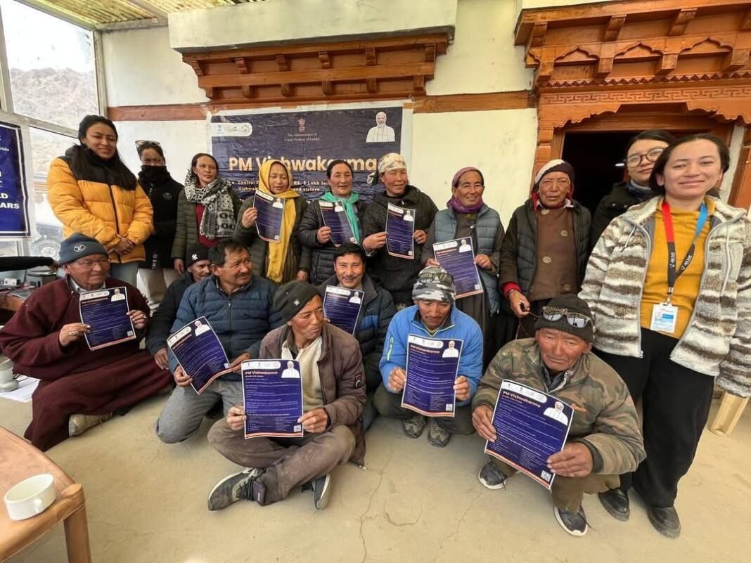 Awareness cum registration drive in Likir village
