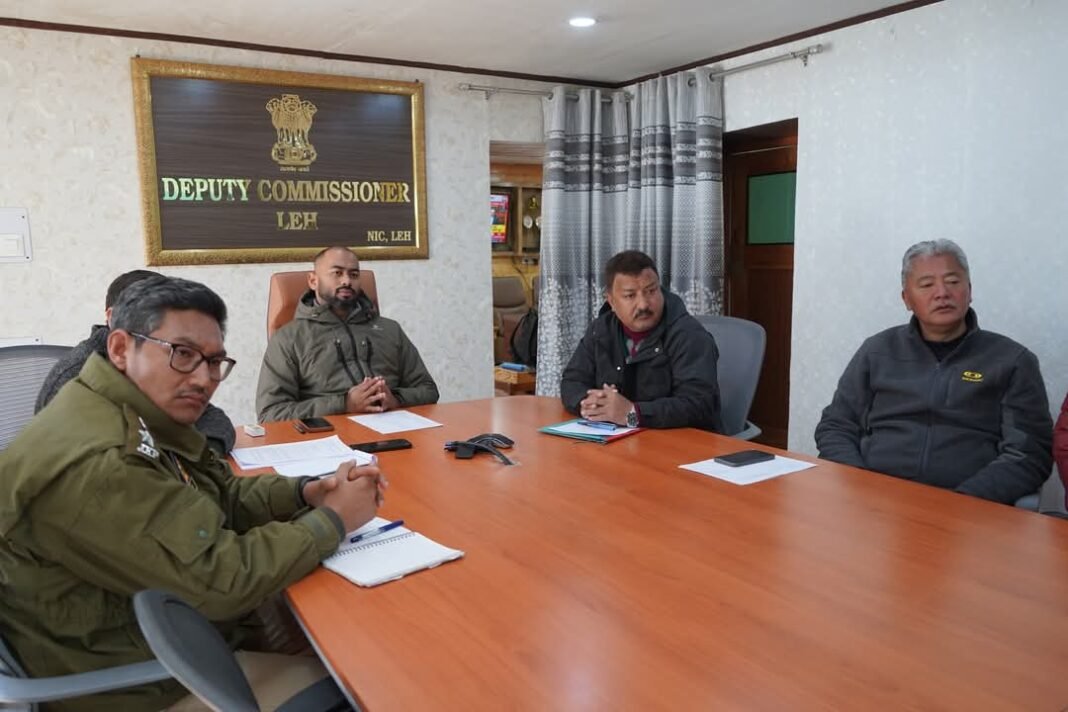 DC Leh Holds Meeting on Protected Area Permits and Online Registration for Tourists