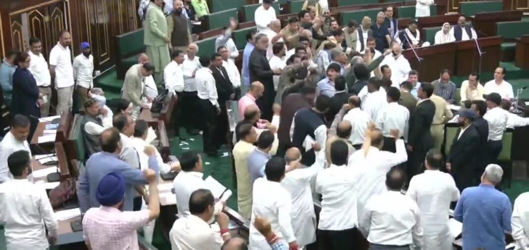 Ruckus in J&K Assembly as Speaker Declares Waqf Bill Sub-Judice, Bars Debate