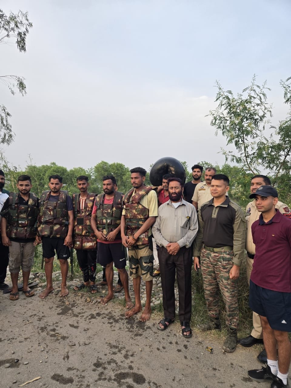 Local youth rescued as Chenab river surges in Reasi