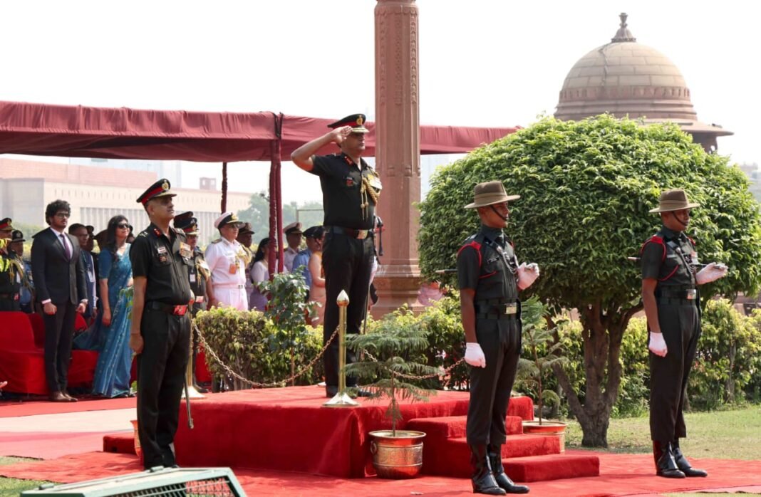 Lt Gen JP Mathew relinquishes the appointment of Chief of Integrated Defence Staff upon his superannuation