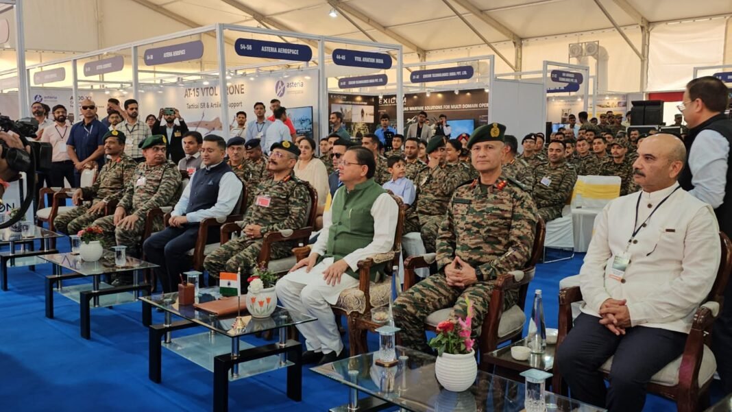 CM UTTARAKHAND ATTENDS SURYA DRONA TECH 2025 SHOWCASING INDIA’S DRONE CAPABILITIES FOR DEFENCE INNOVATION