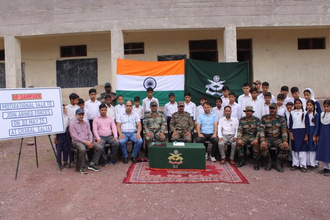 Motivational Talk to Join Armed Forces Conducted for Local Youth at Chakalsalta Reasi