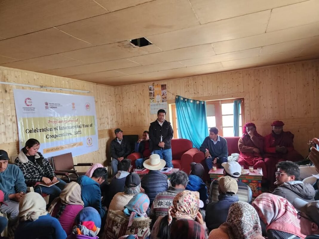 Department of Cooperative, LAHDC- Leh, organizes awareness camp cum workshop at Hanley wherein Sub-Divisional Magistrate