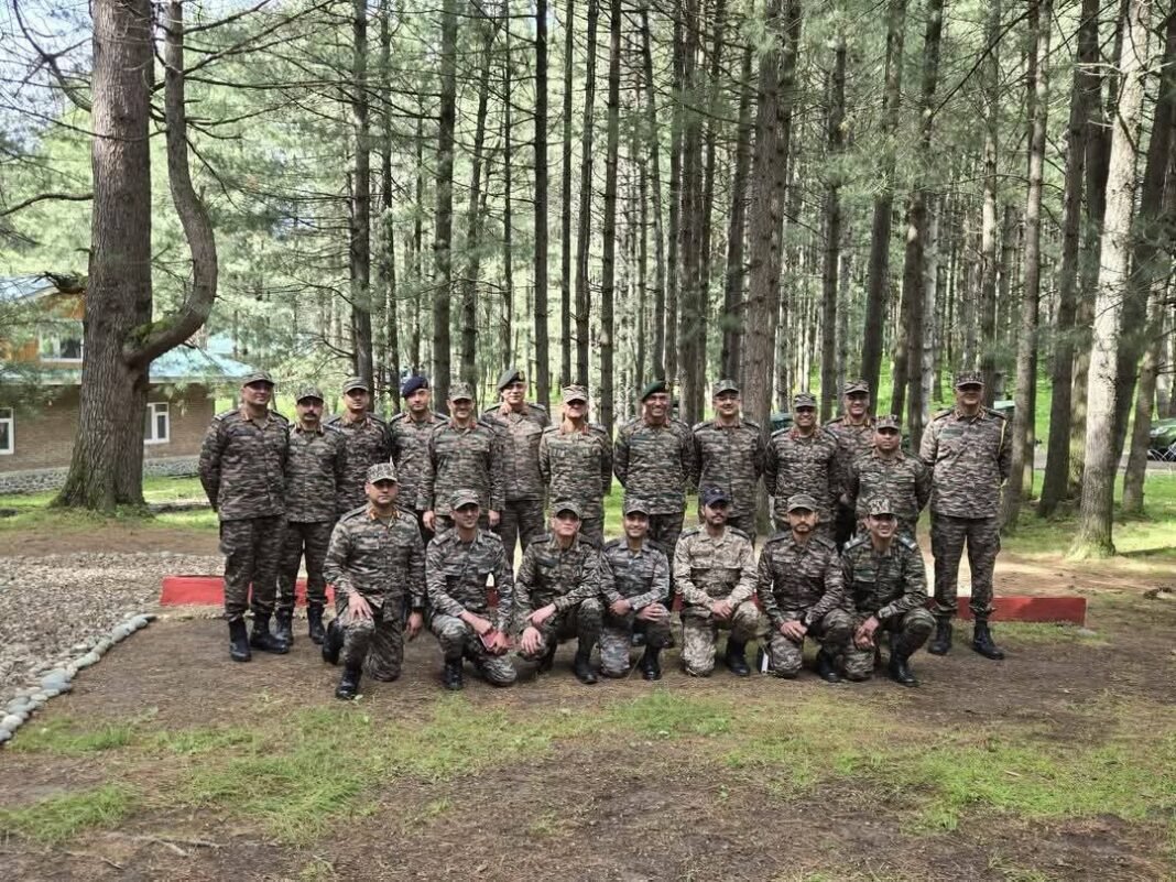 Lt Gen Pratik Sharma Reviews Security Readiness in Kashmir