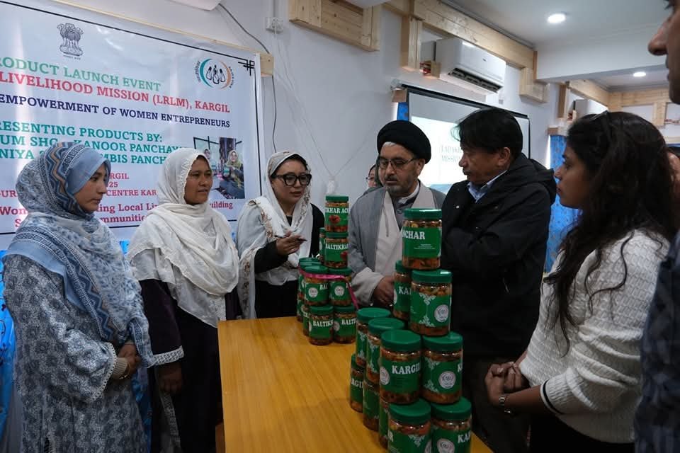 NRLM Hosts Product Launch in Kargil: Women Entrepreneurs Step into Mainstream Markets