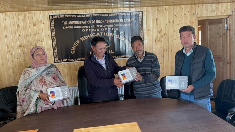 Second Phase of “Yun-Tab Scheme” Tablets Distribution Successfully Conducted in Kargil Zone