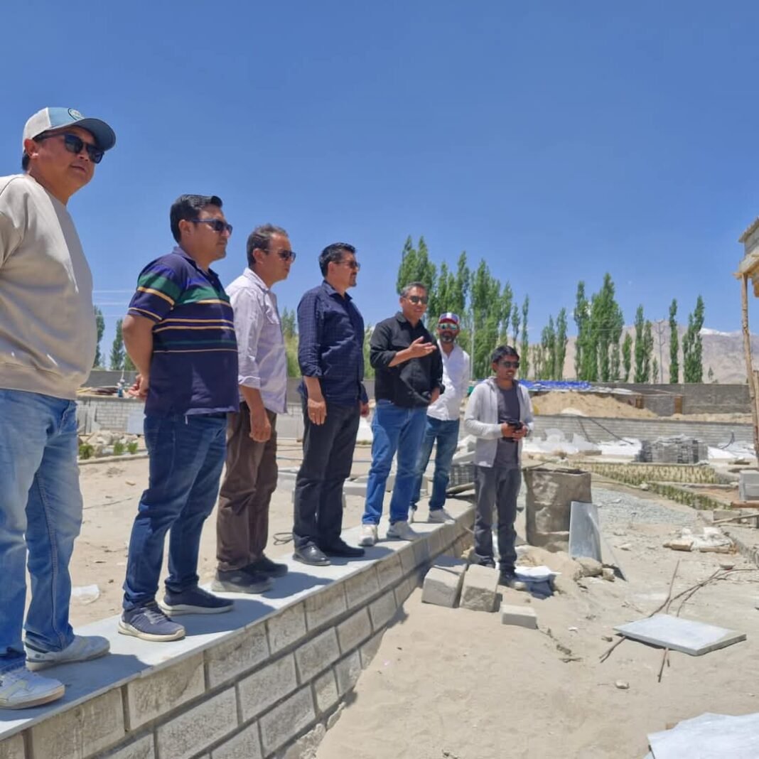 CEC Tashi Gyalson Reviews Agling STP, Praises Progress on the Park Project