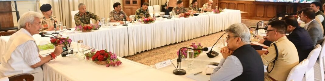 Lieutenant Governor chairs high-level security review meeting for Shri Amarnath Ji Yatra