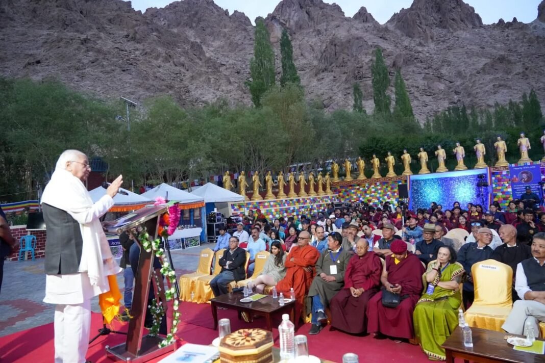 Opening Ceremony of the Weeklong International Festival of Yoga and Meditation 2025 Held at MIMC, Leh