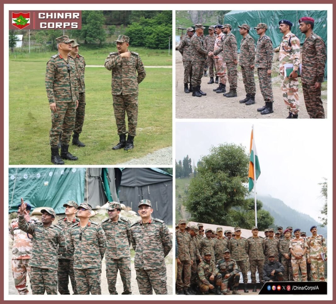 Chinar Corps Commander reviews security situations in South Kashmir