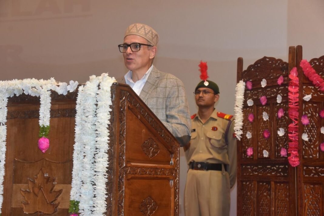 Omar Abdullah Addresses NCC Cadets at SNIC 2025 in Srinagar