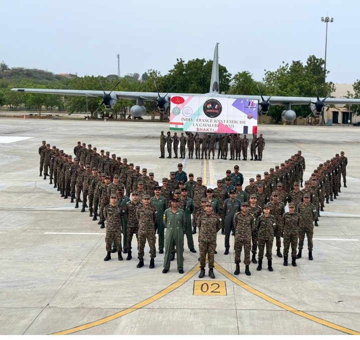 INDIAN ARMY CONTINGENT DEPARTS FOR INDIA-FRANCE JOINT MILITARY EXERCISE SHAKTI