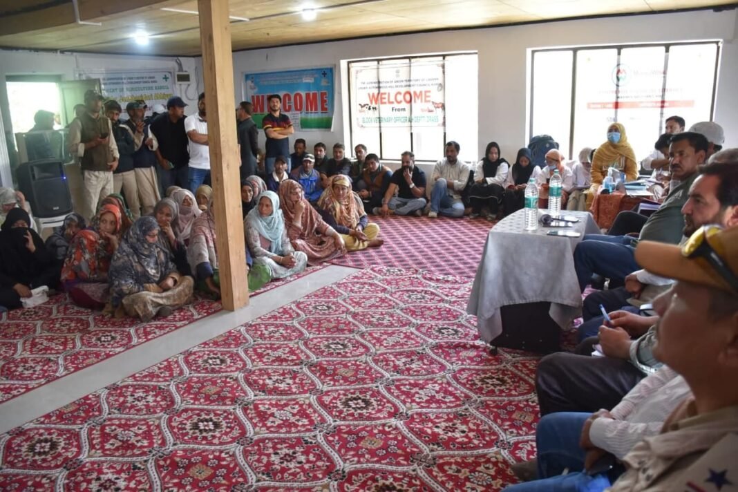 Dharti Aaba Janbhagidari Abhiyan camp held at Bhimbet, Drass