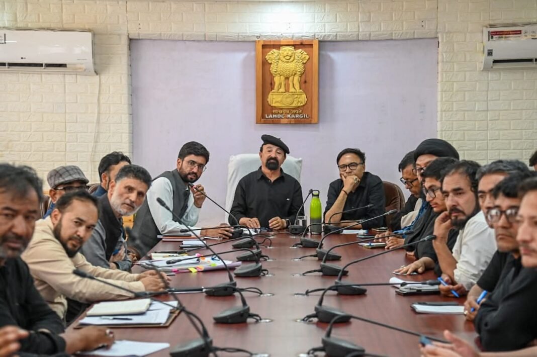 CEC Dr. Mohd Jaffer Akhoon Chairs Meeting to Review Compensation and Progress on NH-301