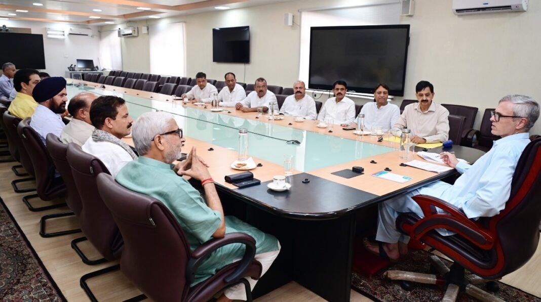 14 BJP MLAs Meet CM Omar Abdullah in Srinagar