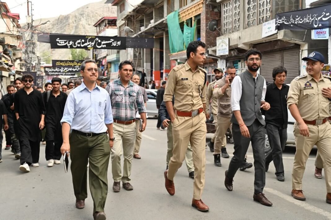 DC Kargil Reviews Moharram Arrangements and Procession Routes, Emphasises Smooth Conduct