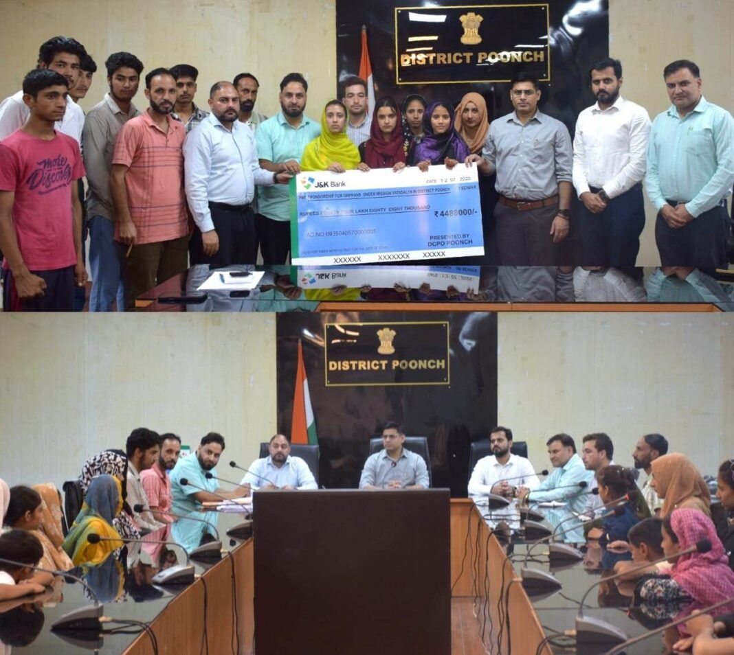 210 orphaned children receive support under Mission Vatsalya in Poonch