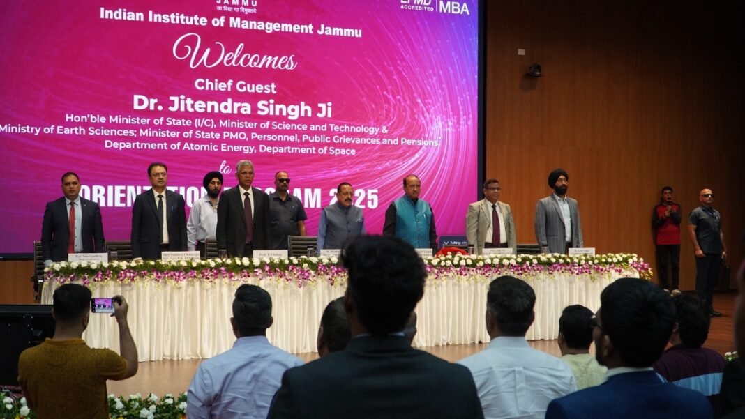 IIM Jammu Inaugurates Five-Day Holistic Orientation Programme for incoming batches and New State-of-the-Art Hostel Complex