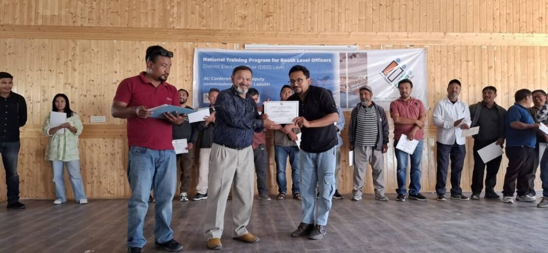 Training Programme for BLOs and BLO Supervisors Conducted at SDM Office Complex, Diskit