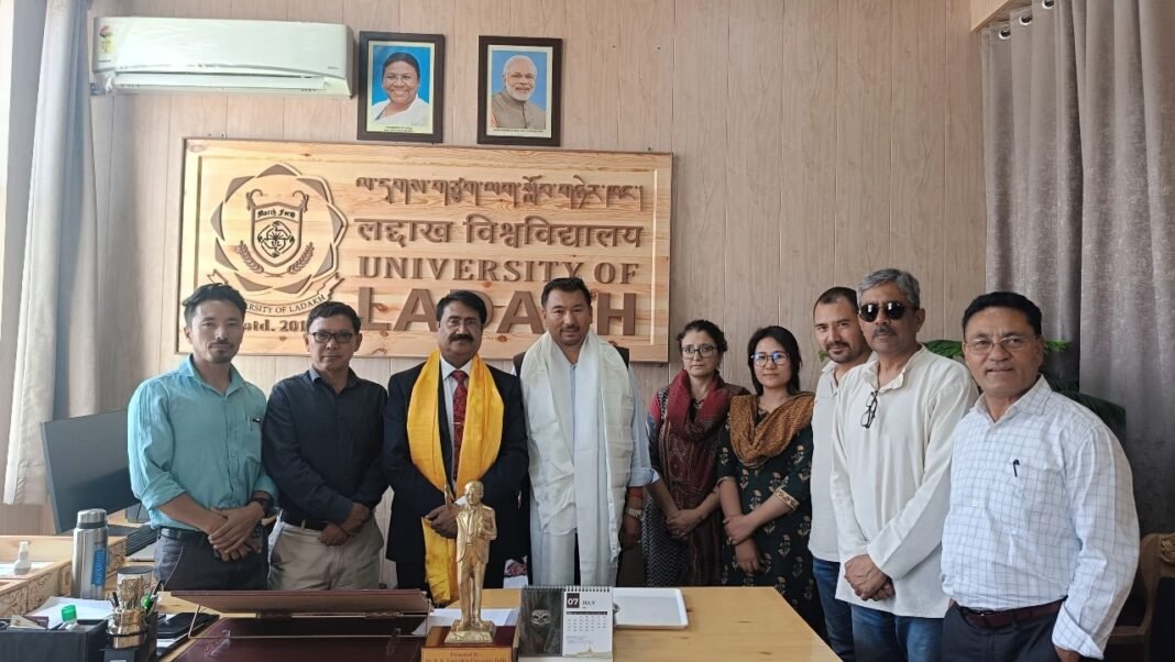 BJP President of Ladakh UT Visits University of Ladakh