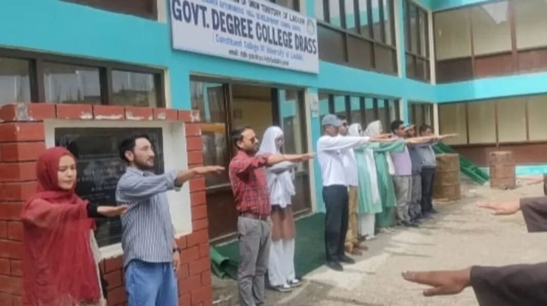 Govt. Degree College Drass Launches “Mission Clean Indus 2025
