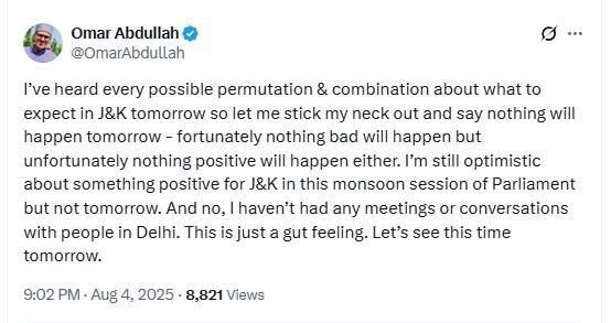 Buzz Grows Around Possible Restoration of Statehood to Jammu & Kashmir