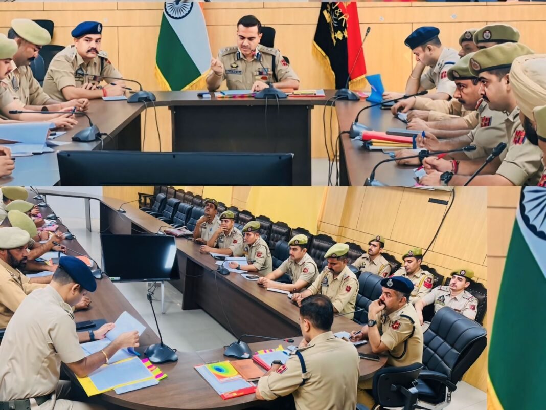 SSP KISHTWAR REVIEWS SECURITY SITUATION, CRIME