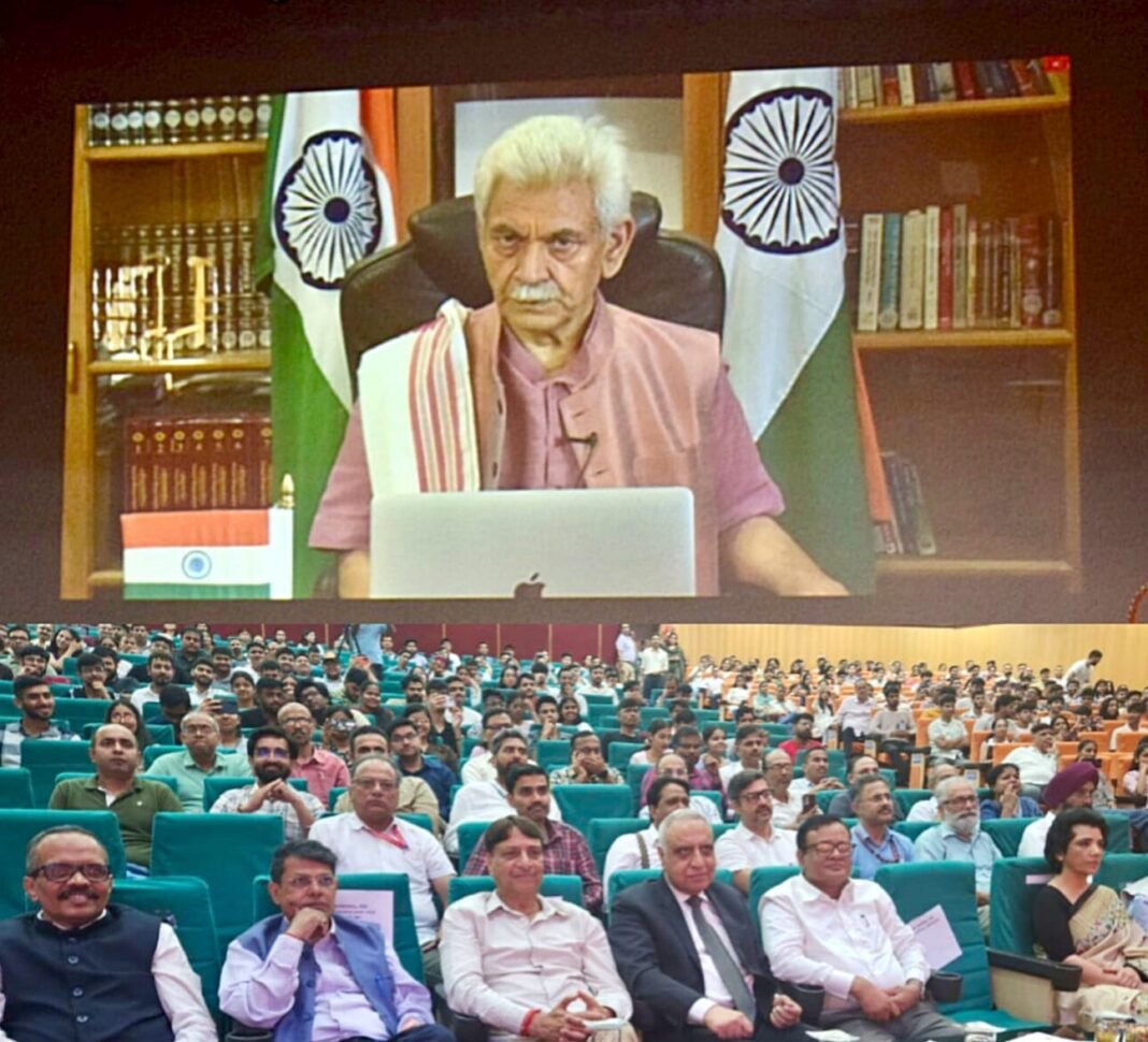 Lieutenant Governor delivers inaugural address at 22nd Foundation Day of Mata Vaishno Devi University