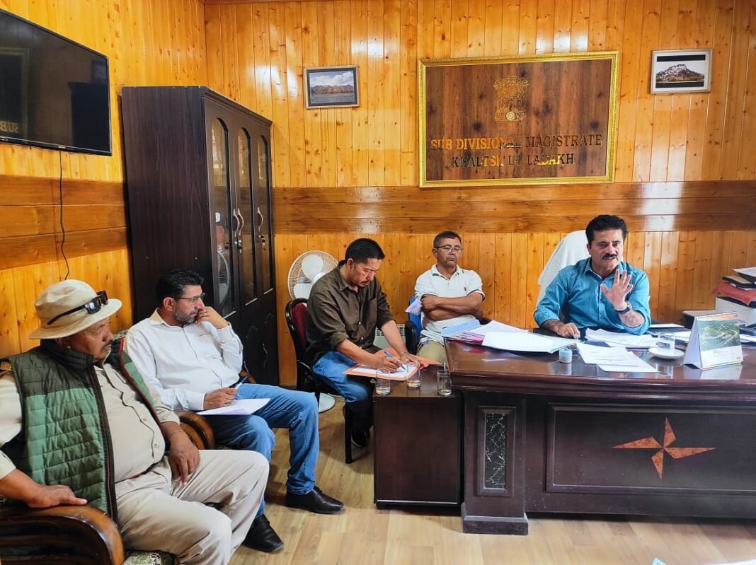 Mock Drill Exercise: SDM Khaltse convenes a meeting