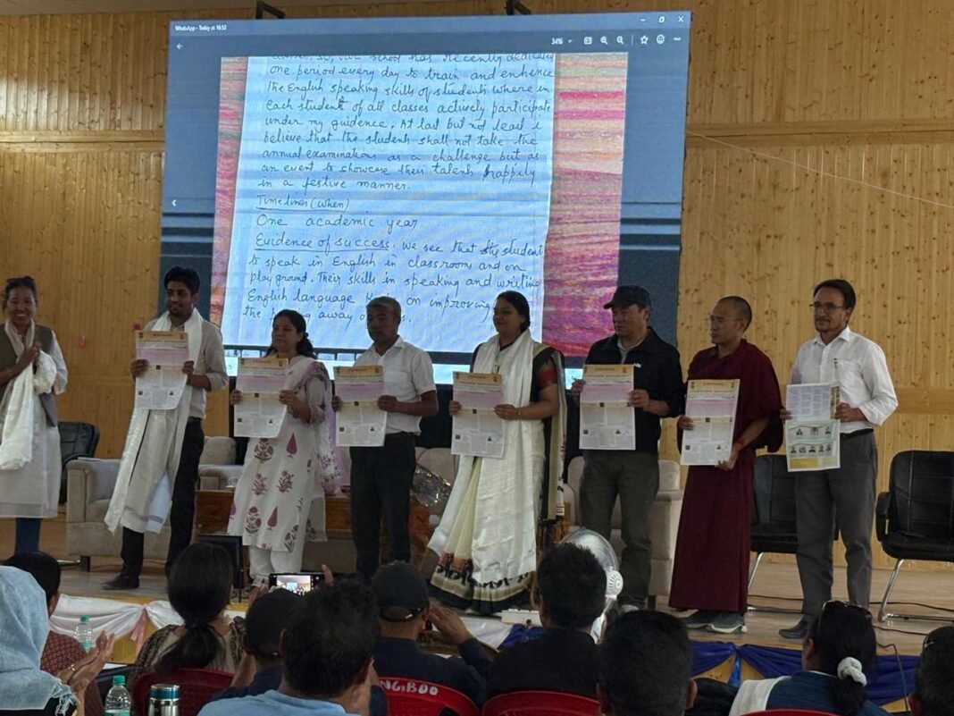 Poetry Digest in Bhoti Language Released at DIET