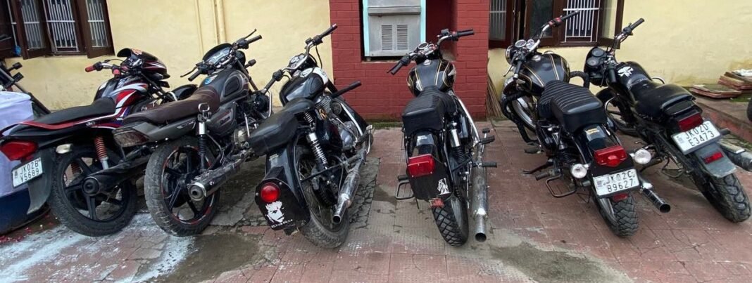 Crack Down Against Modified Silencers, Reckless Biking in Jourian