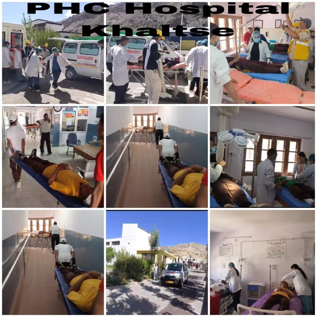 Mock Drill Exercise Conducted at Sub Division Khaltse