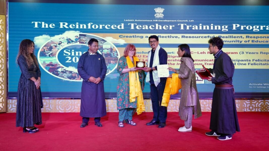 LAHDC Leh and GML Signs MoU Extension for RTT Program during Final Report Presentation at Zen