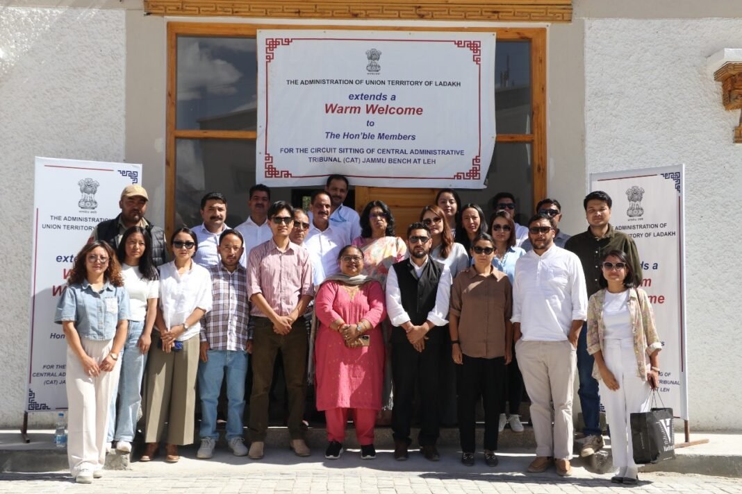CAT Jammu Bench holds sitting at Alternate Dispute Redressal Centre in Leh