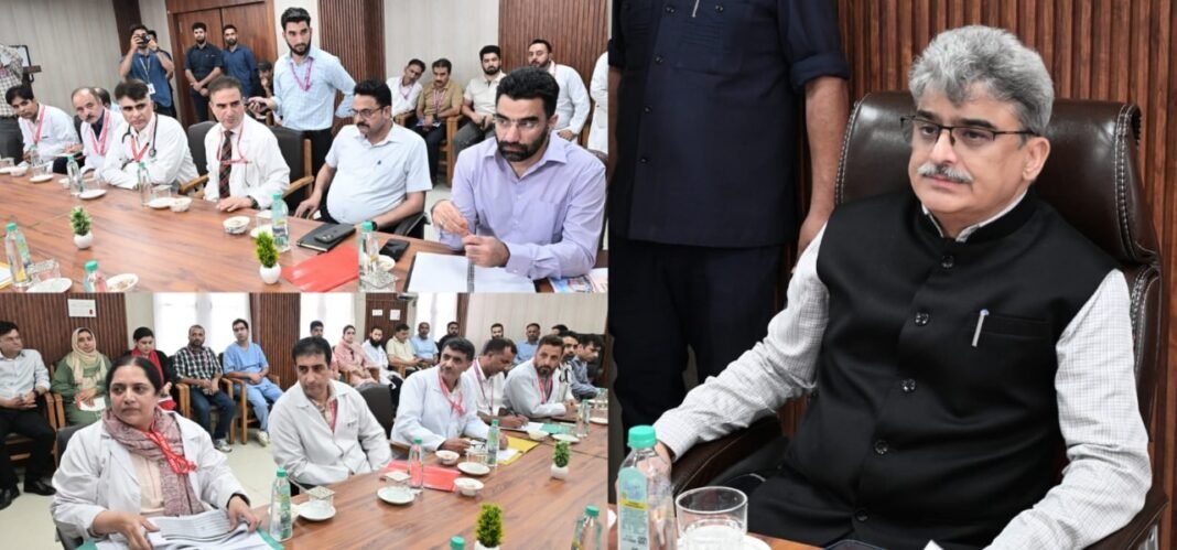 Chief Secretary visits Pediatric & Orthopedic health facilities in Srinagar