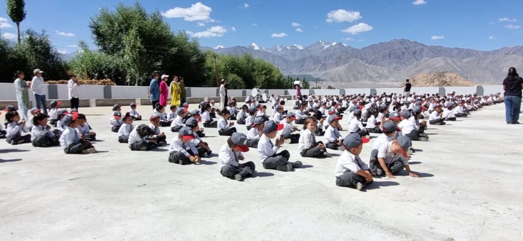 Vidya Pravesh Test Conducted in Schools across Ladakh