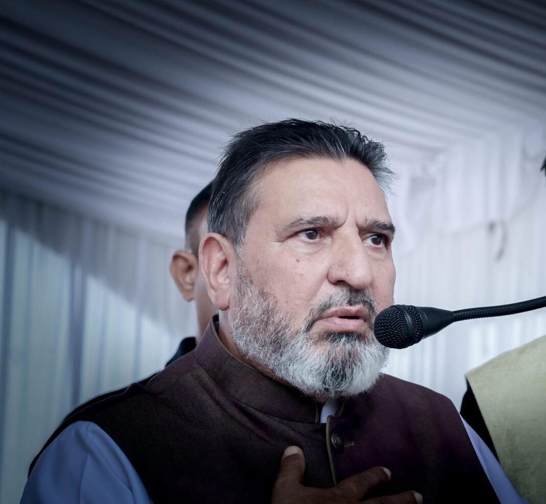 Altaf Bukhari expresses concern over alleged JE exam paper leak