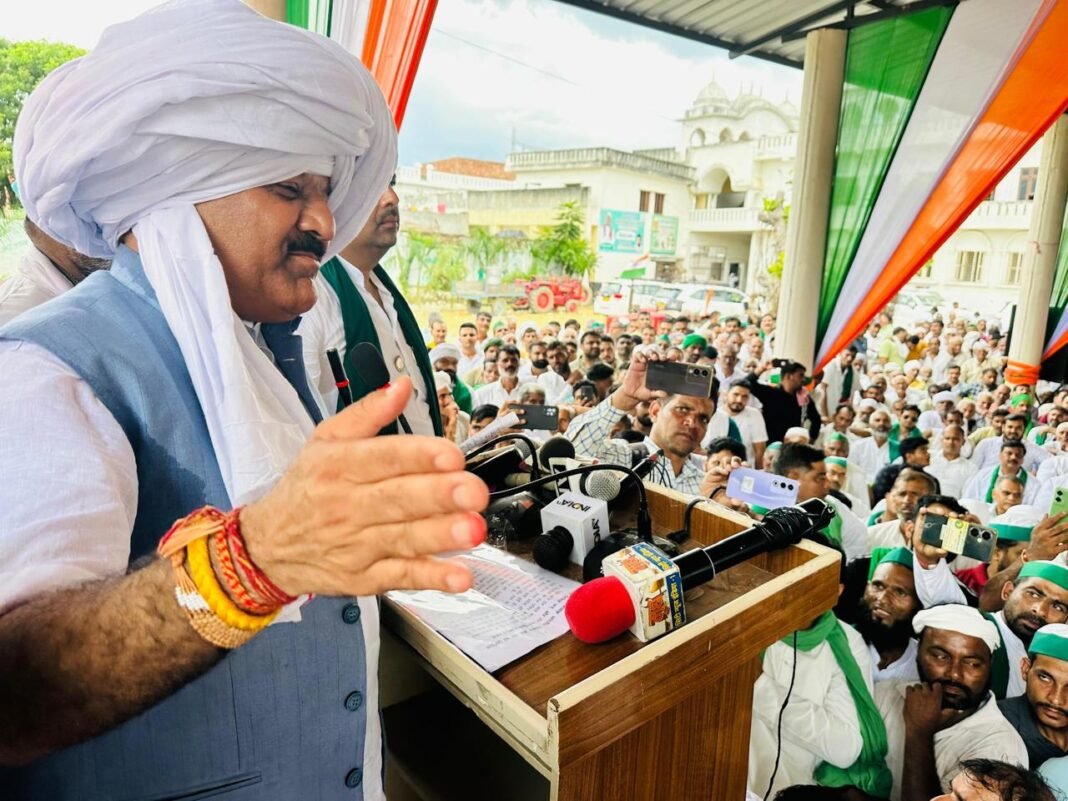 Grand Welcome for J&K Deputy CM in Sisauli, Addresses Farmers