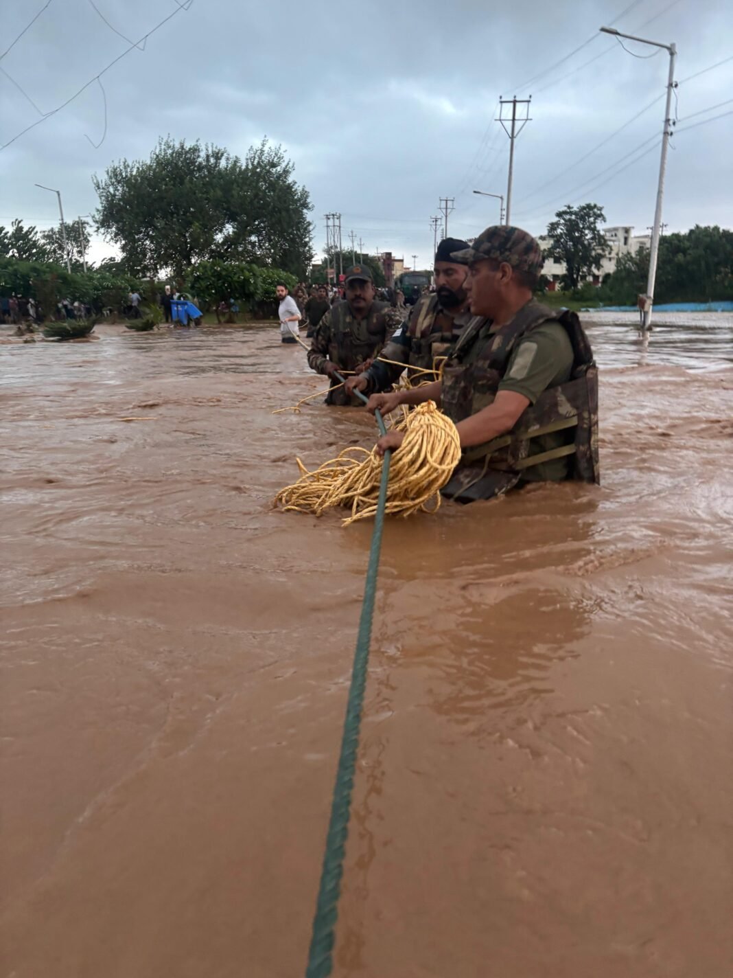 Div Com reviews flood related preparedness, restoration of services in affected areas across Jammu Division