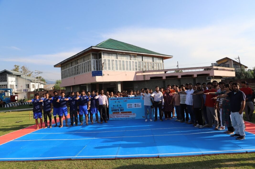 NIT Srinagar celebrates National Sports Day with enthusiasm, pays tribute to Major Dhyan Chand