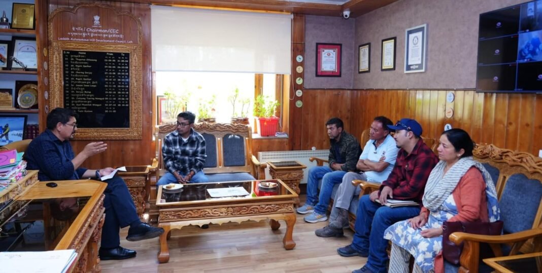 CEC Chairs Meeting on Land Issues of Govt Middle School, Skara