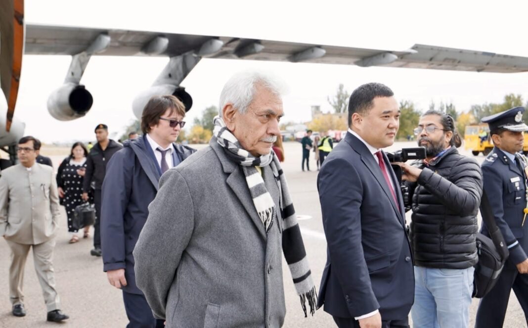 LG Manoj Sinha Arrives in Russia to Pay Obeisance to Holy Relics of Lord Buddha