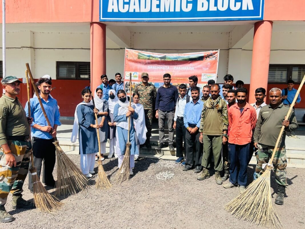 Indian Army Organises Swachhata Pakhwada Programme at Budhal, Rajouri