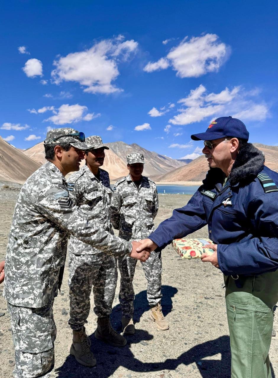 VICE CHIEF OF AIR STAFF REVIEWS OPERATIONAL PREPAREDNESS IN EASTERN LADAKH