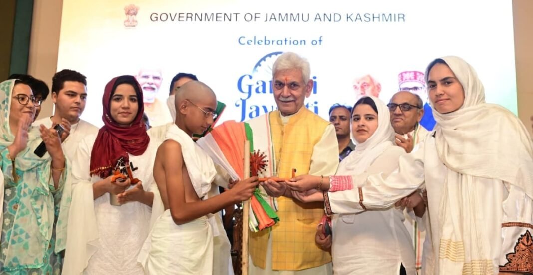 Lieutenant Governor Addresses Gandhi Jayanti Celebrations