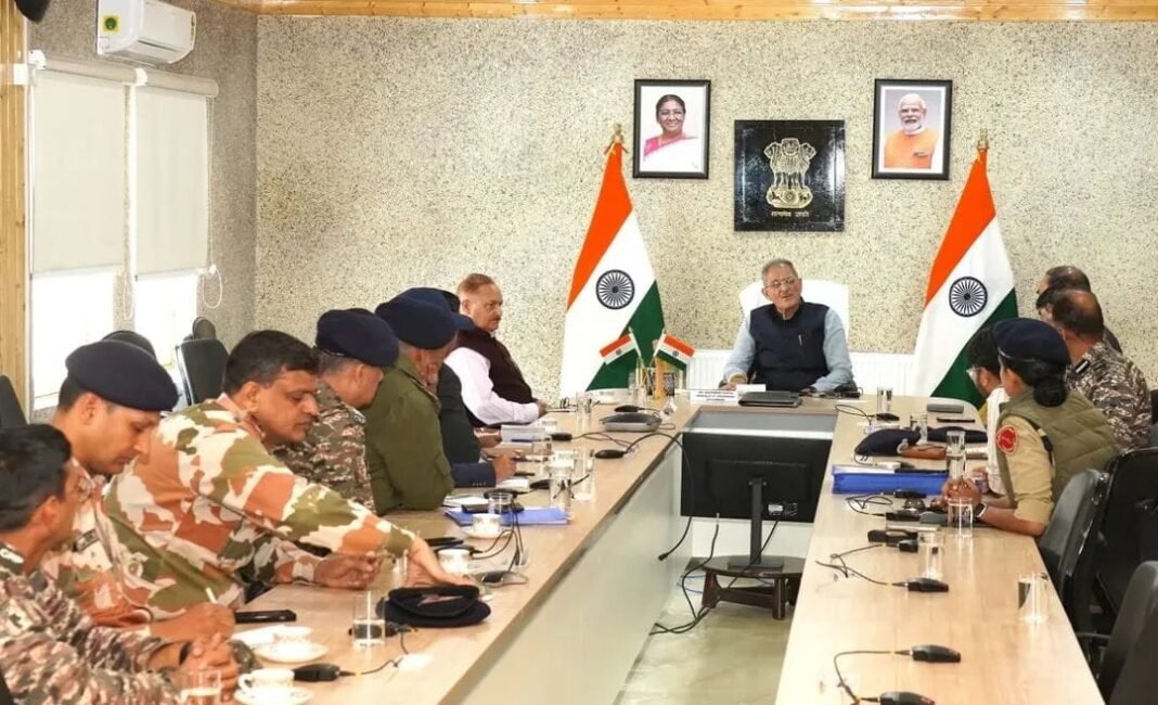 LG Kavinder Gupta chairs security review meeting in Ladakh