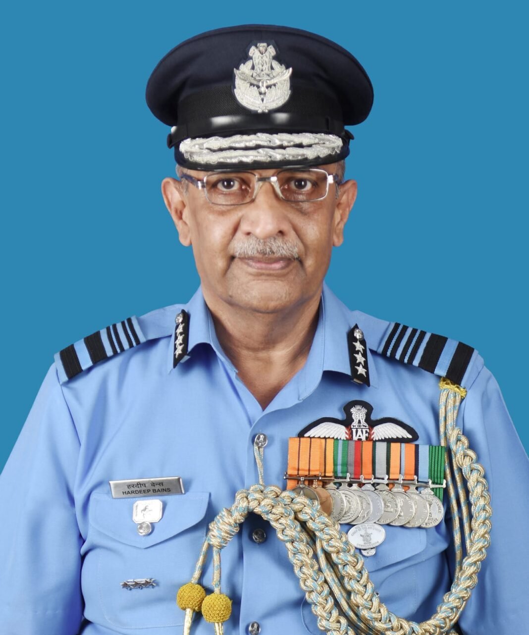 AIR MARSHAL HARDEEP BAINS, TAKES OVERAS AIR OFFICER-IN-CHARGE PERSONNEL IAF