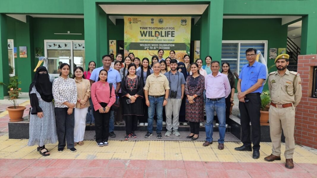 JU celebrates wildlife week with activities at Gharana Wetland