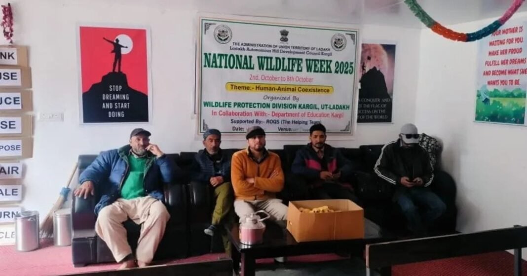 Wildlife Protection Division Engages Kargil Students in Conservation Activities